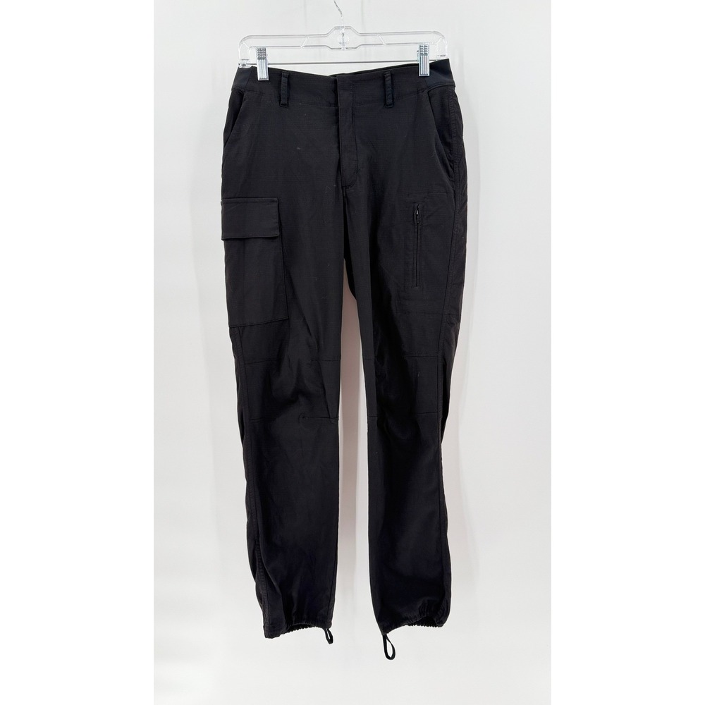ATHLETA Trekkie Utility Cargo Pant Black Hiking Outdoor Trousers Size 6